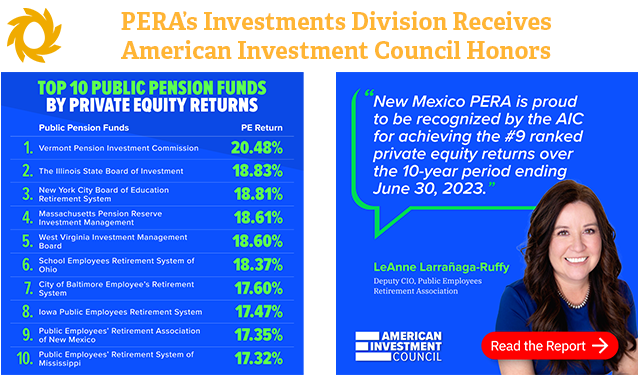 PERA’s Investments Division Receives American Investment Council Honors
